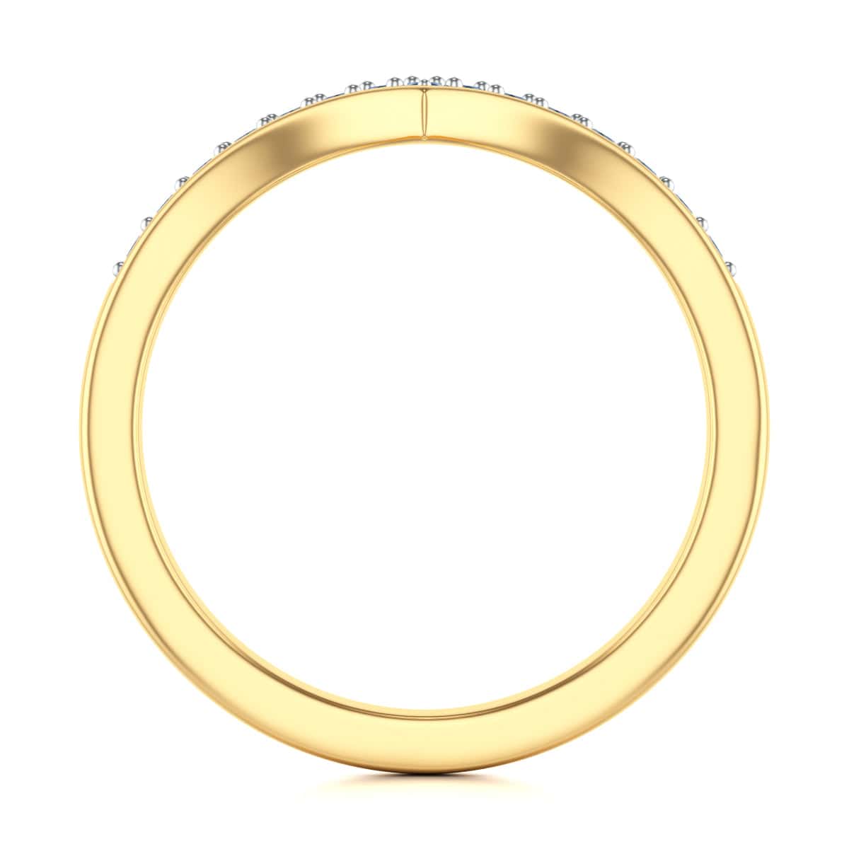 Blue Sapphire Wishbone Ring - Image 4