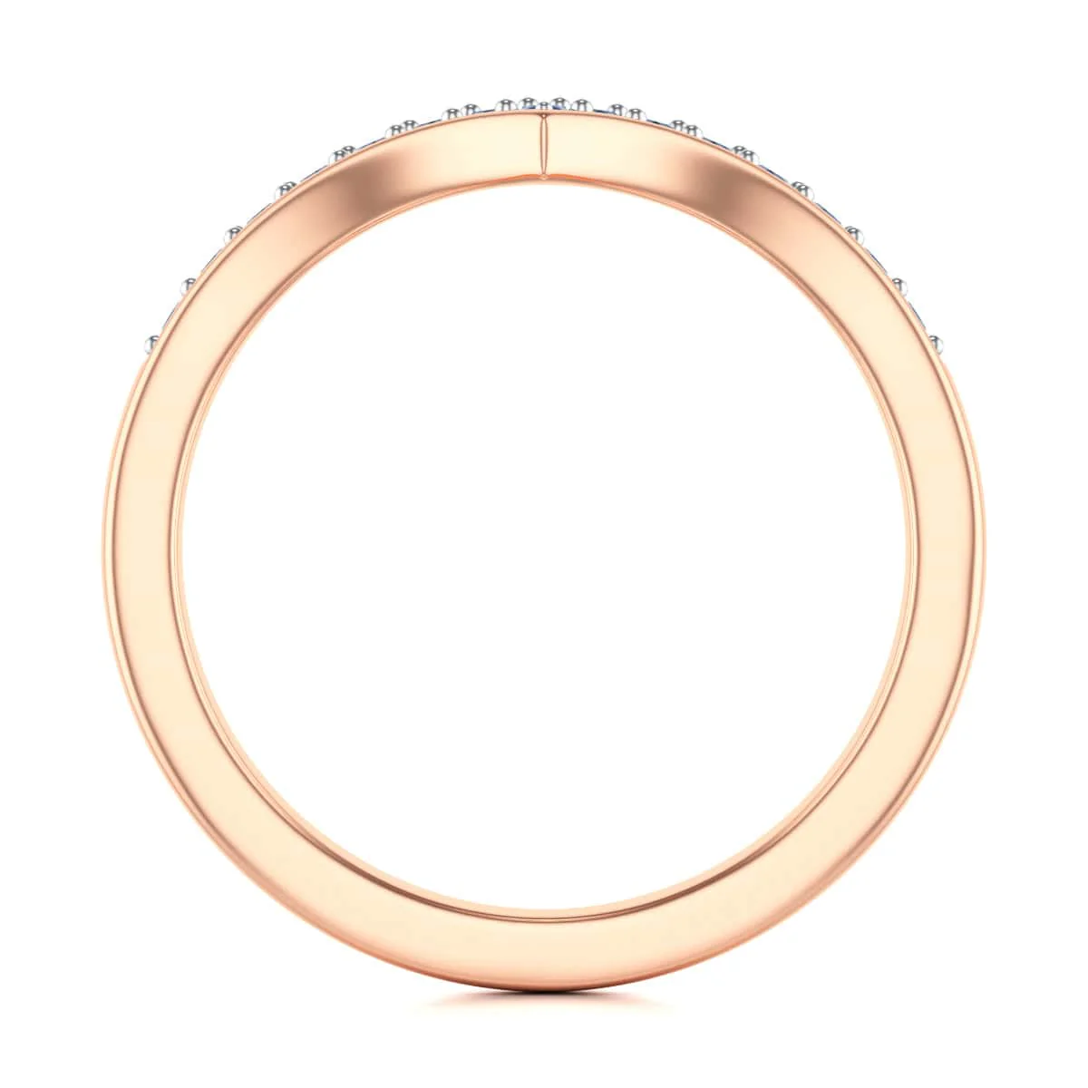 Blue Sapphire Wishbone Ring - Image 8