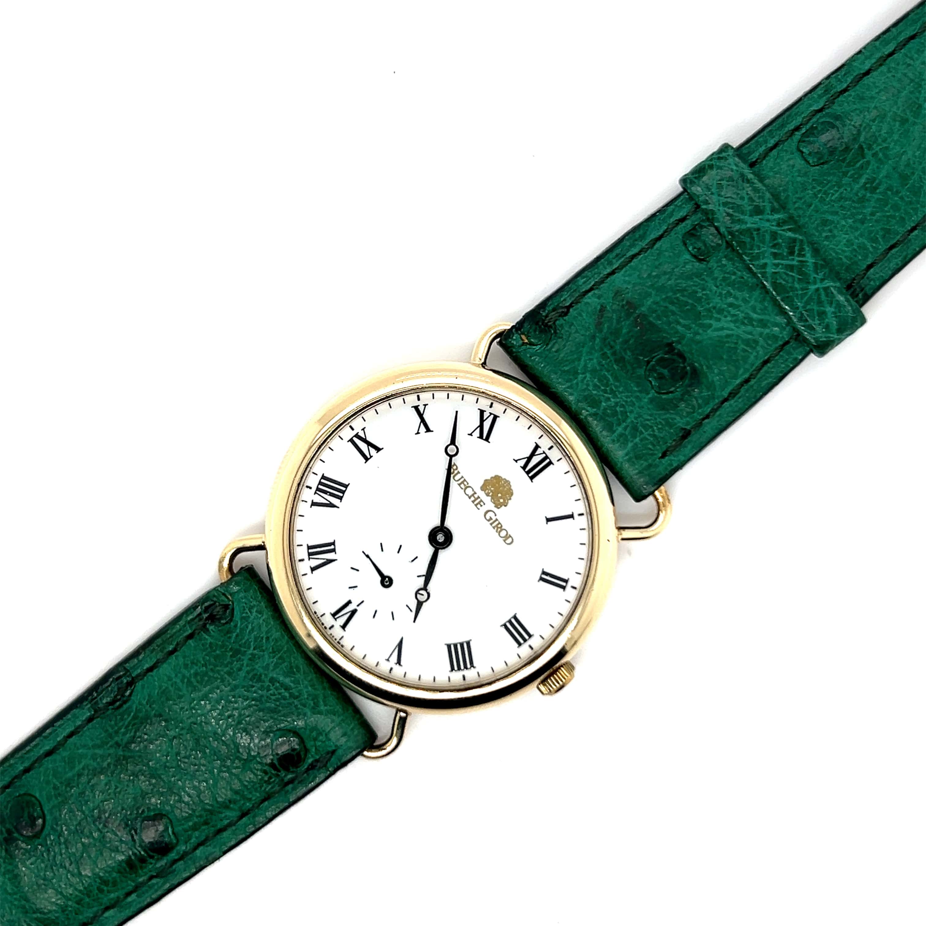 Bueche Girod 9ct Gold Gents Wrist Watch - New - Image 3