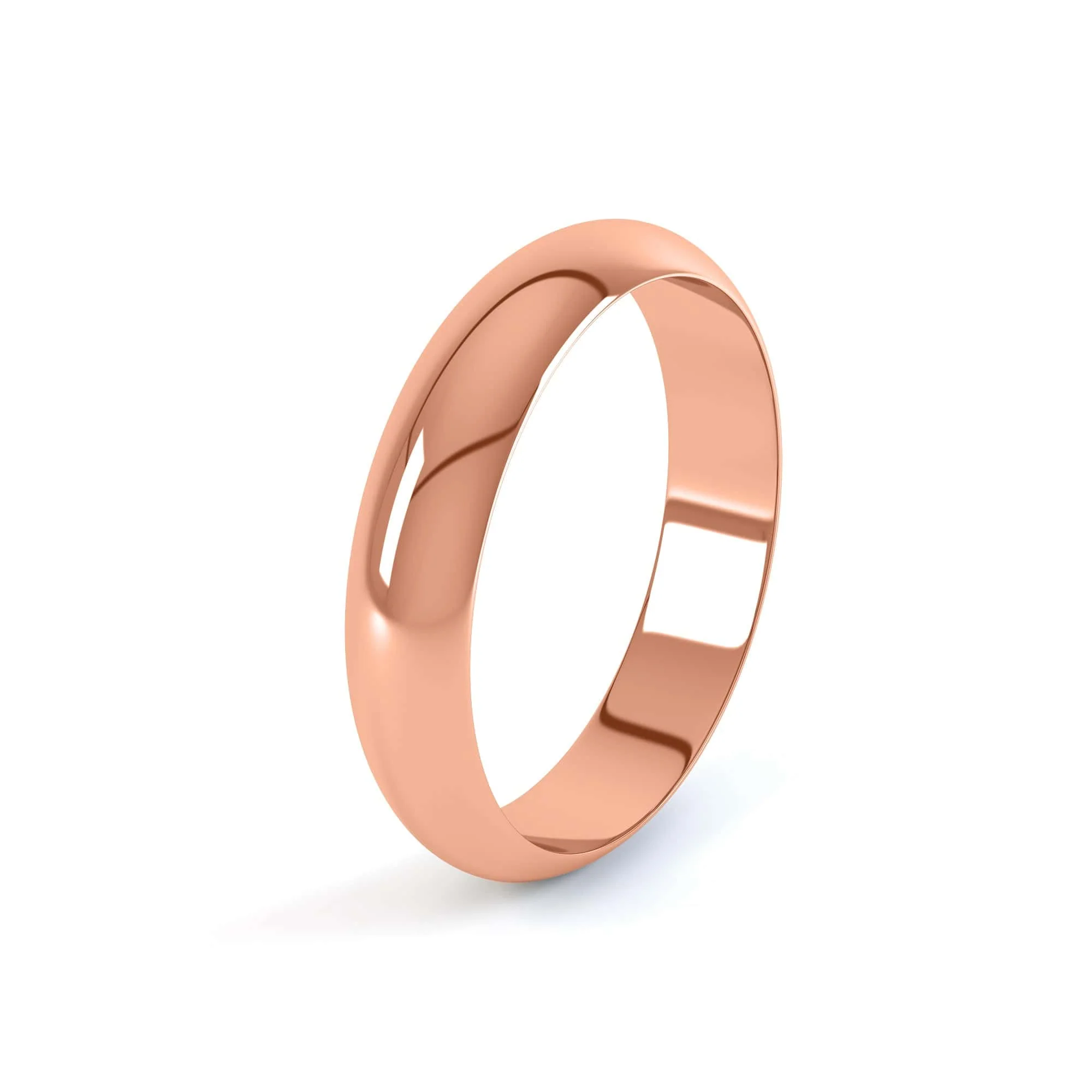 Ladies D Shape Wedding Ring - Image 6