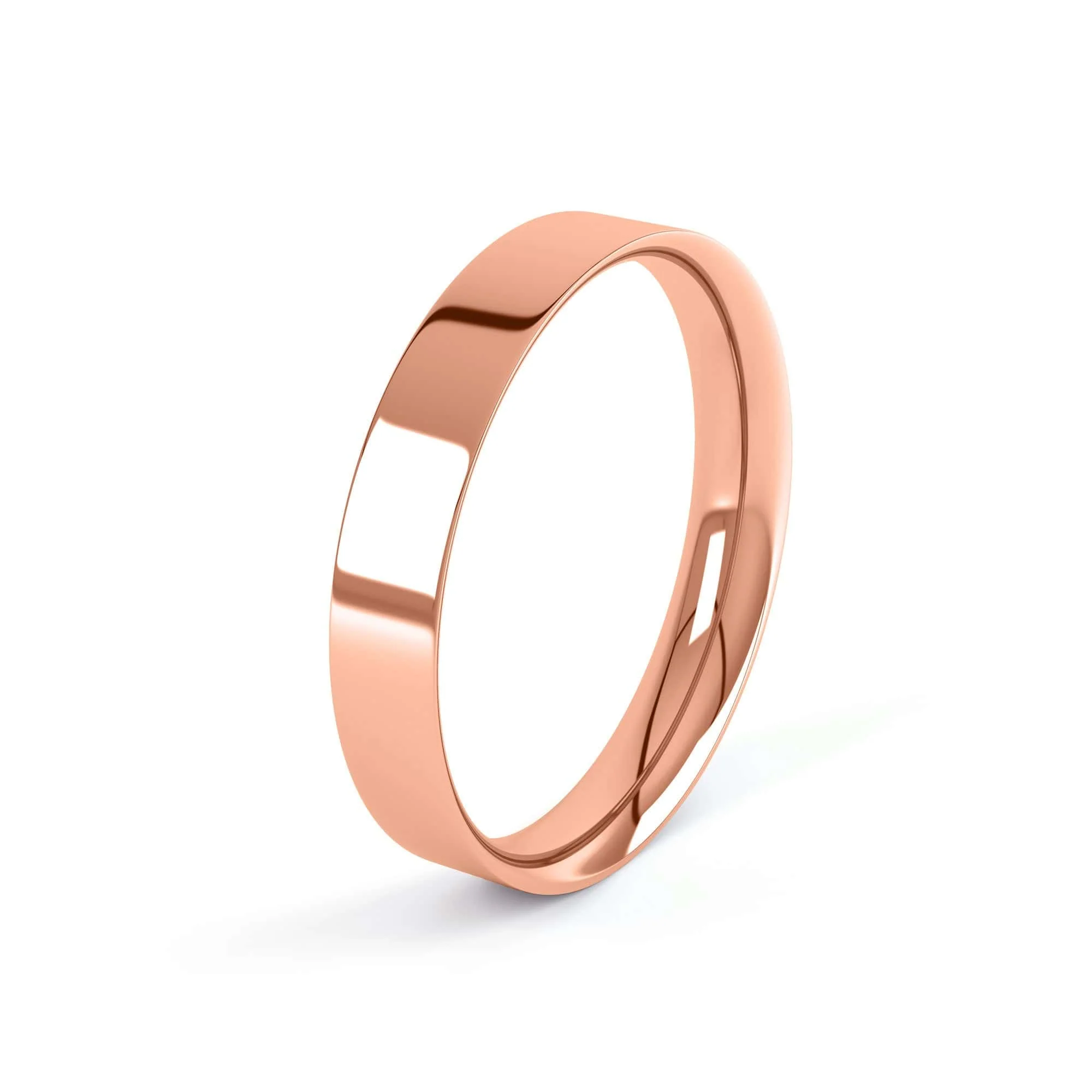 Ladies Flat Court Wedding Ring - Image 5