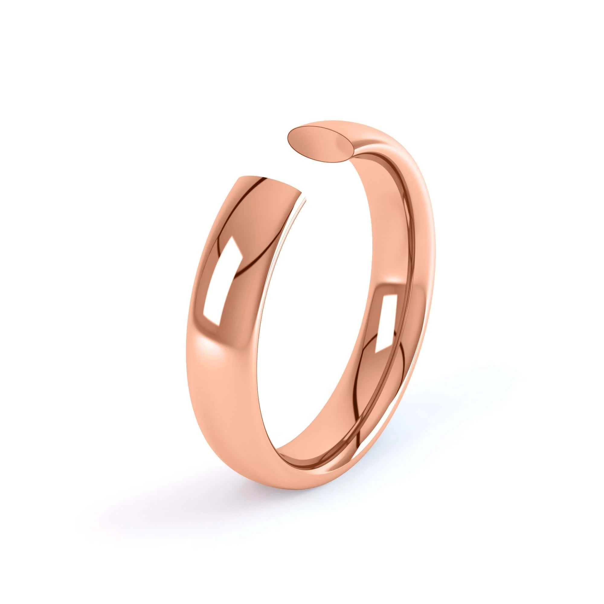 Ladies Traditional Court Wedding Ring - Image 6