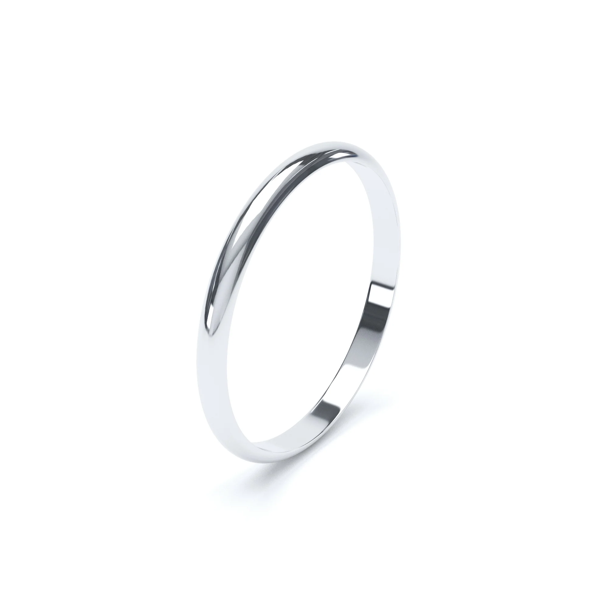 Mens D Shape Wedding Ring - Image 11