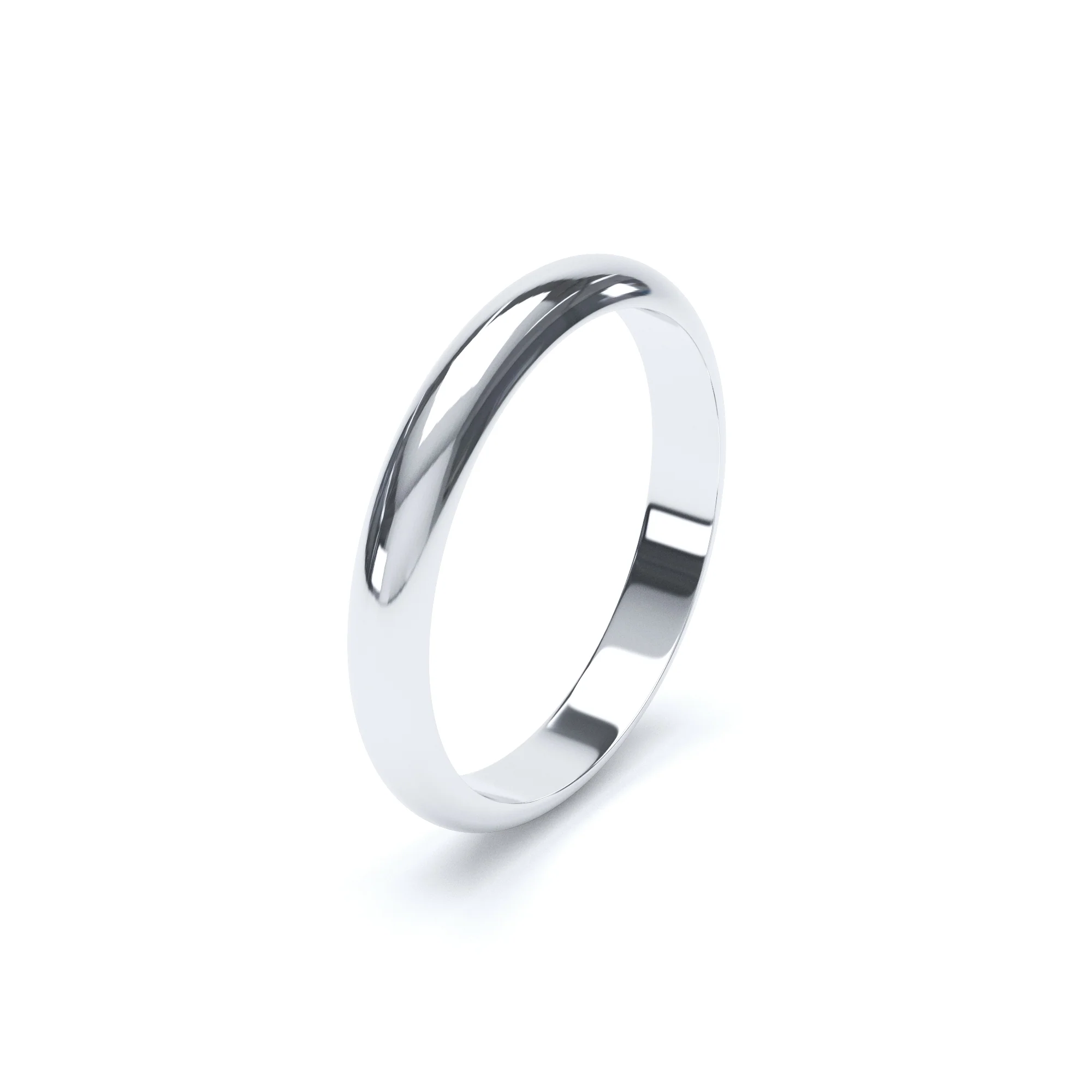 Mens D Shape Wedding Ring - Image 15