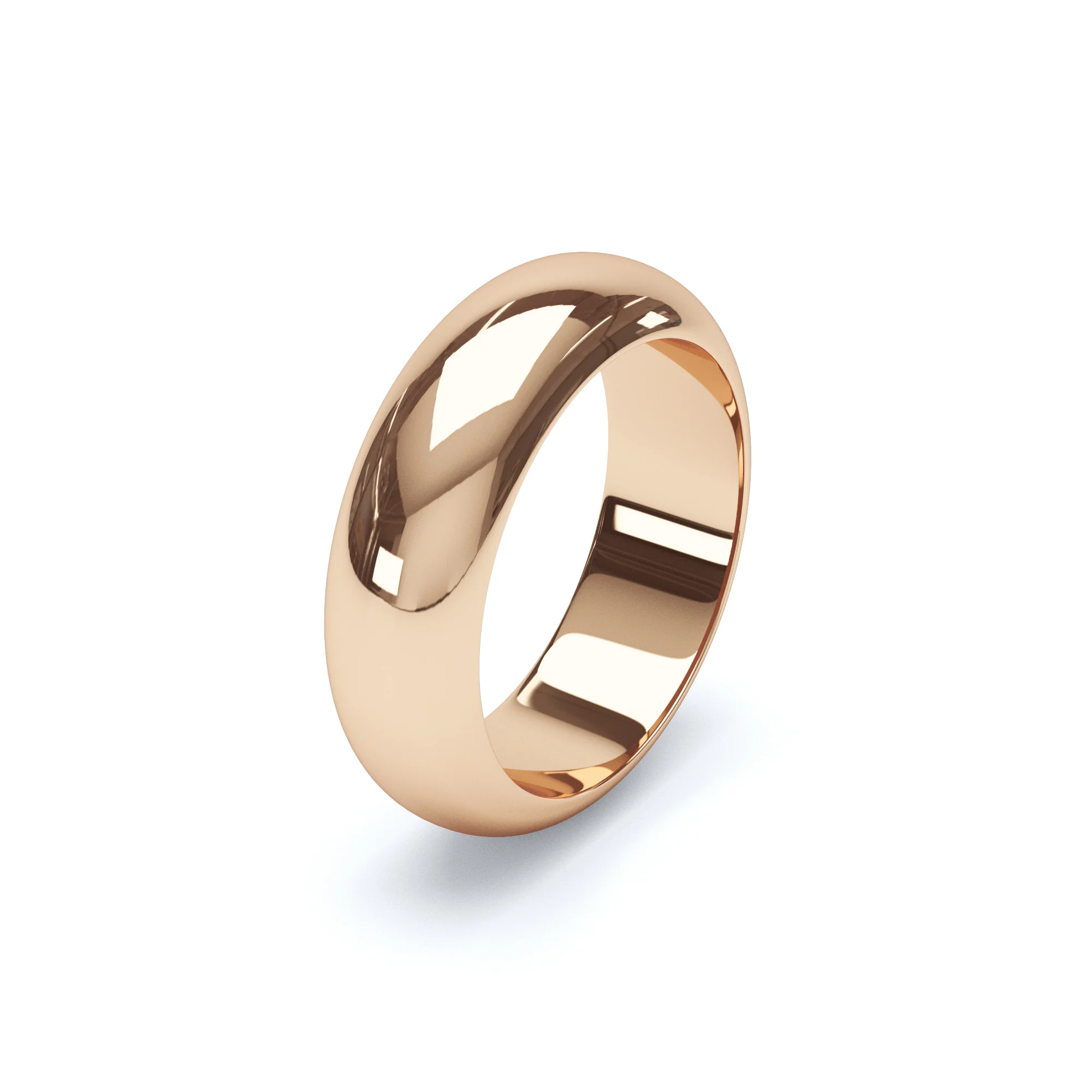 Mens D Shape Wedding Ring - Image 7