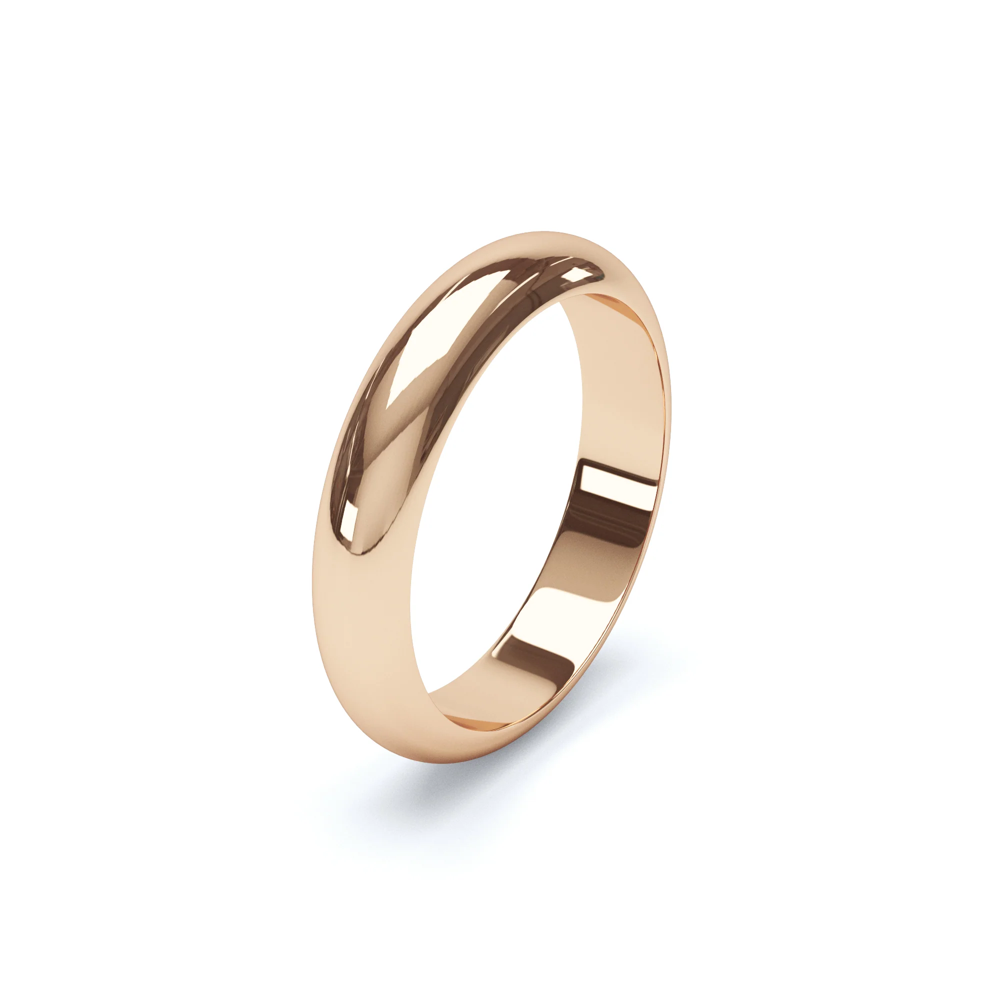 Mens D Shape Wedding Ring - Image 9